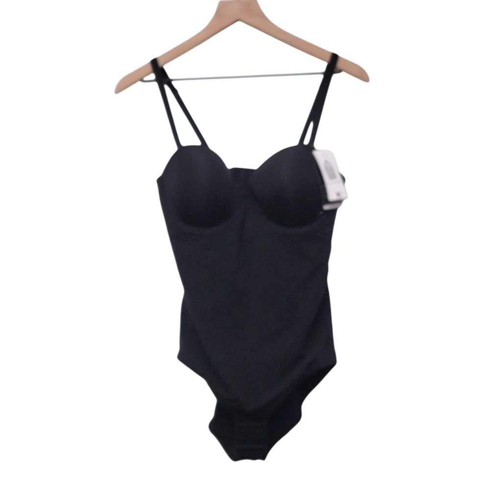 Wacoal Reshape Strapless Shaping Bodybriefer 36C Black Shape Wear New